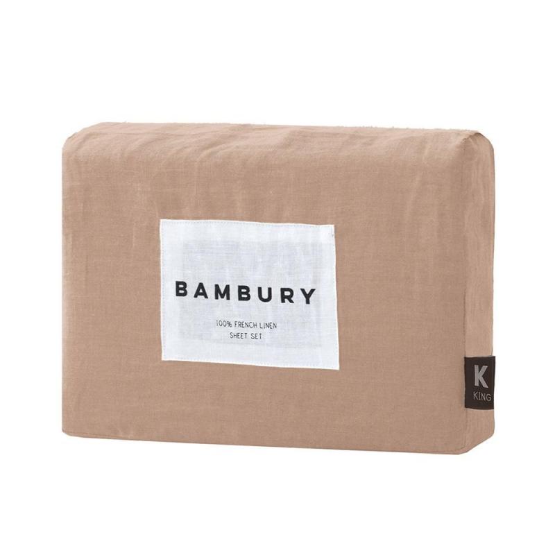 Bambury Linen Sheet Set Tea Rose | Queen