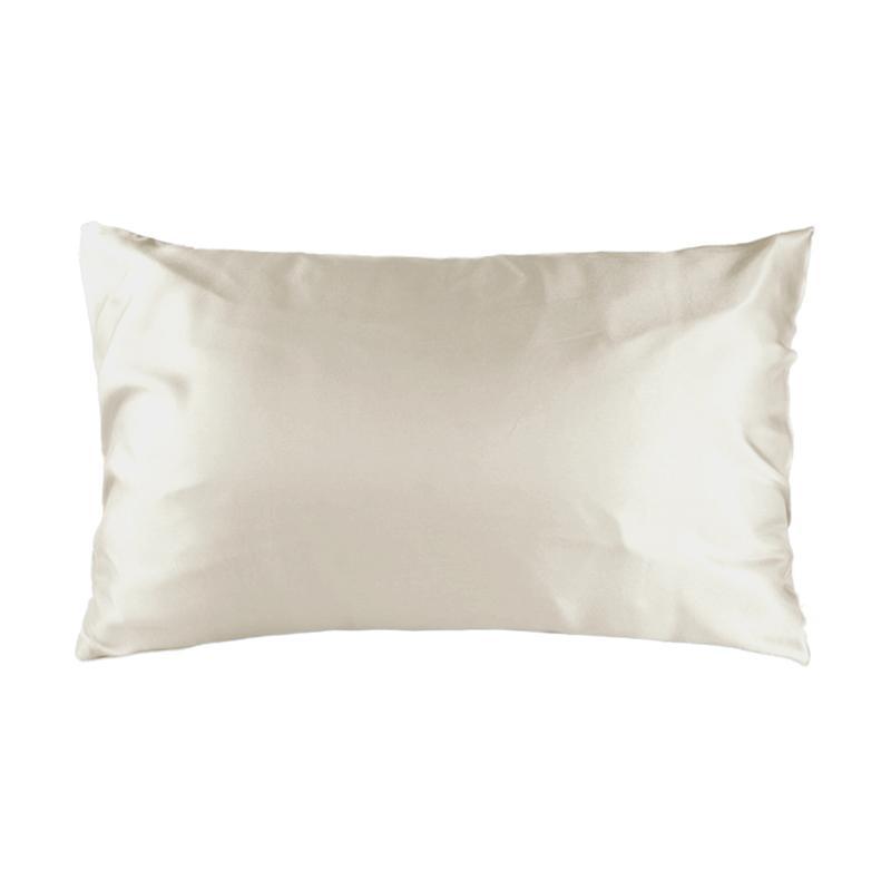 Bambury Standard Satin Pillowcase 48cm x 73cm | Cream