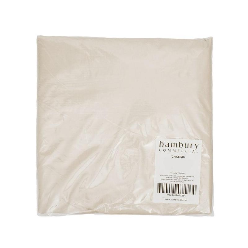 Bambury Queen Chateau Flat Sheet | Mocha