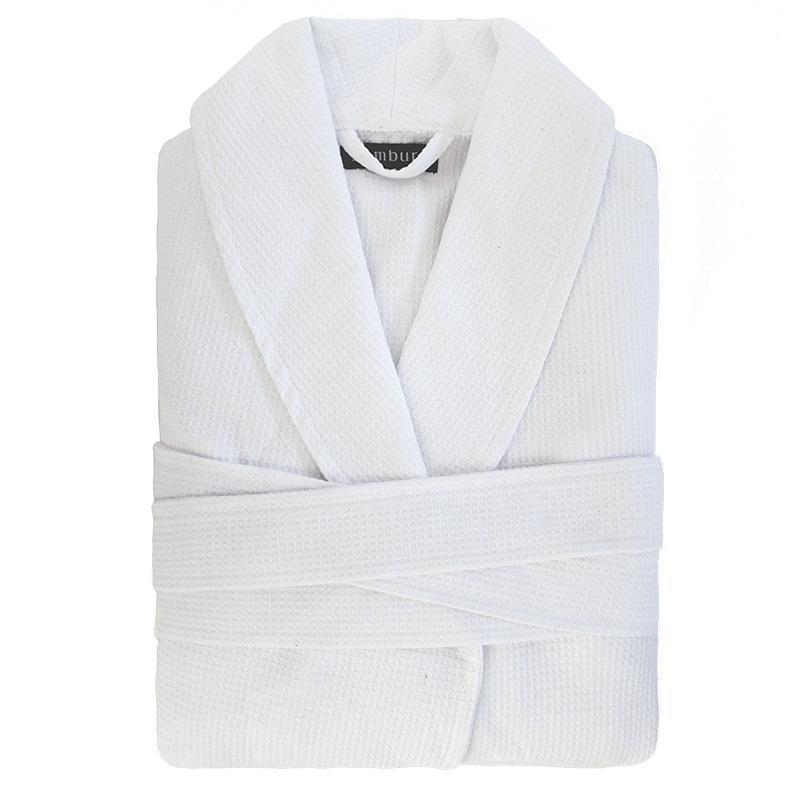 Bambury Commercial Waffle Robe | White