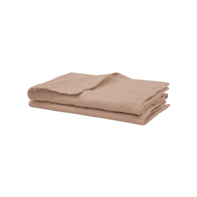 Bambury Linen 2pc Napkin Set 45x45cm | Tea Rose