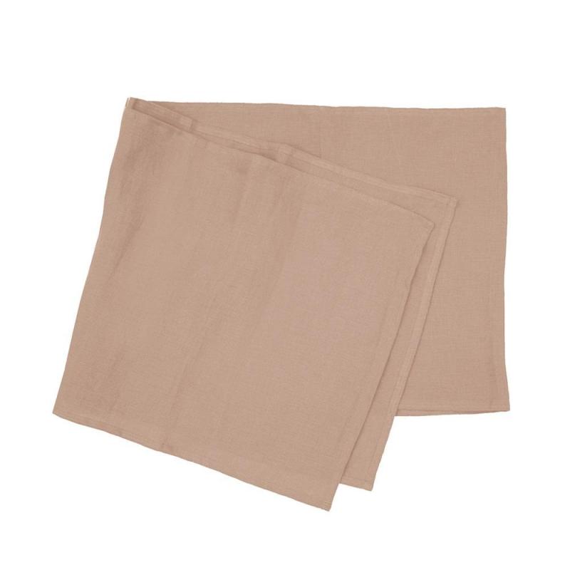 Bambury Linen Table Runner 35x180cm | Tea Rose