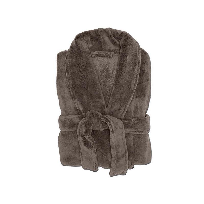 Bambury L/XL Microplush Robe Bitter Chocolate