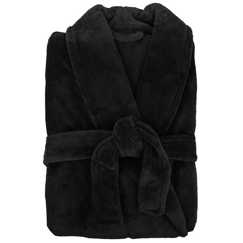 Bambury Retreat Microplush Robe | Black