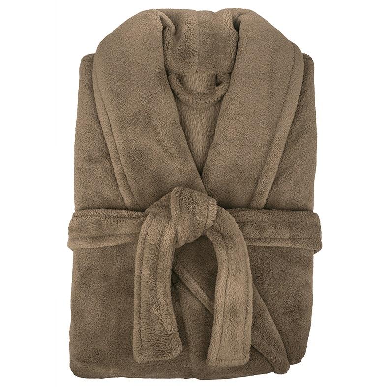 Bambury Retreat Microplush Robe | Latte