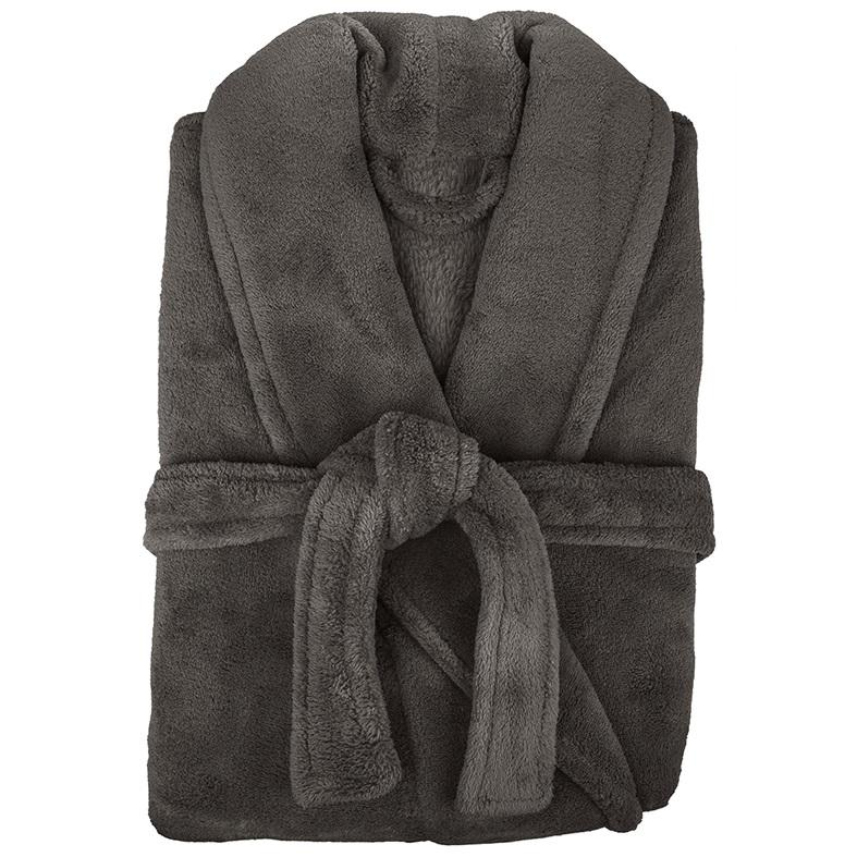 Bambury Retreat Microplush Robe | Pewter