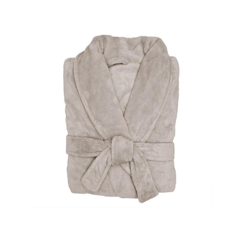 Bambury S/M Microplush Robe Stone
