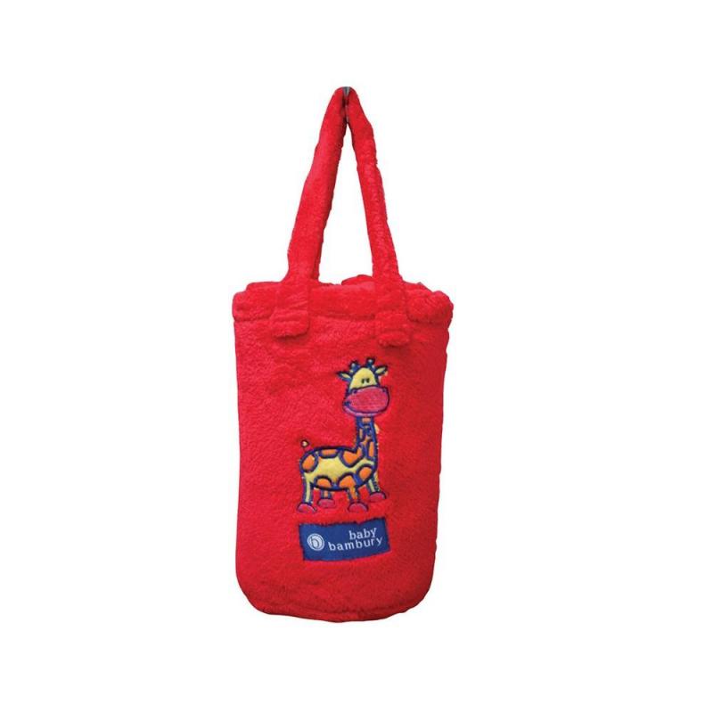 Bambury Jeff Giraffe Snuggle Rug | Red