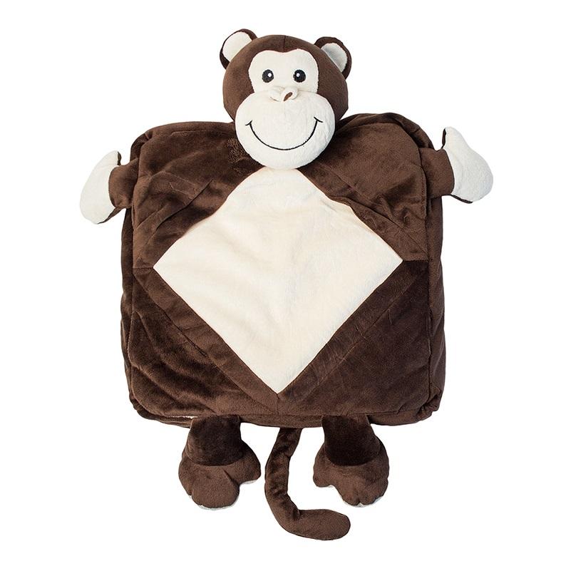 Bambury Go-Go Pillow for Kids | Monkey