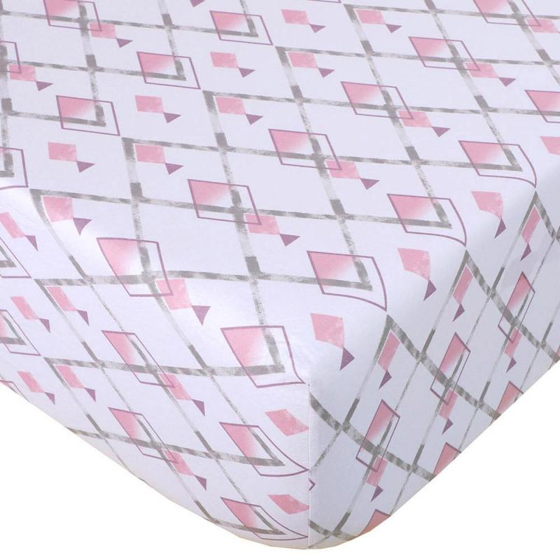 Bambury King Printed Fitted Sheet | Trellis