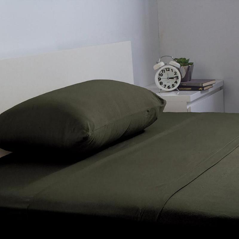 Bambury Bedt Sheet Set | Double Bed | Olive