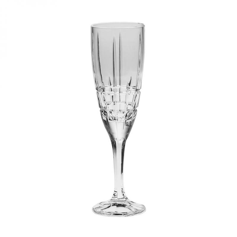 Bohemia Crystal Dover Champagne Flute Glasses 180ml | Set of 6