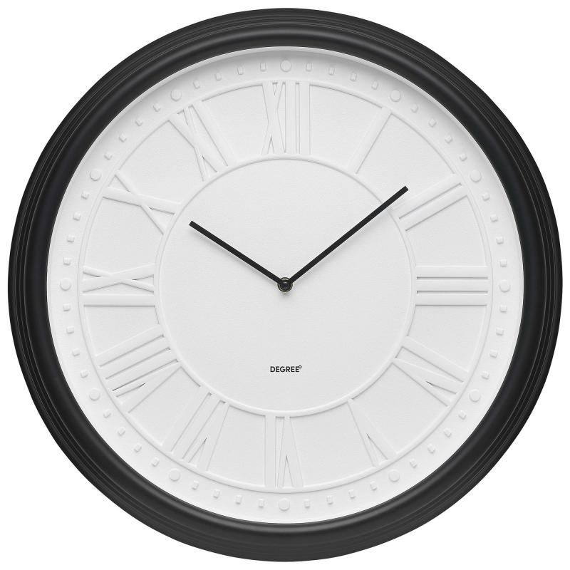 Degree Clocks Calais Wall Clock 50cm | Matte Black