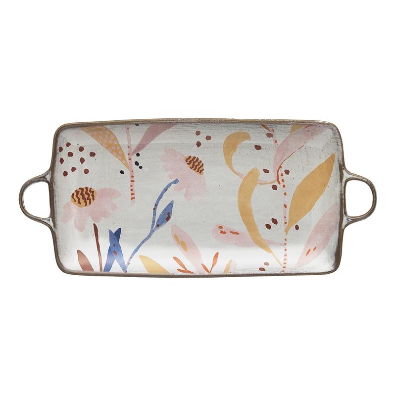 Ecology Paper Daisies Tray with Handles