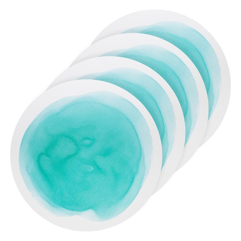 Ecology Watercolour Placemats Set of 4 | Aqua