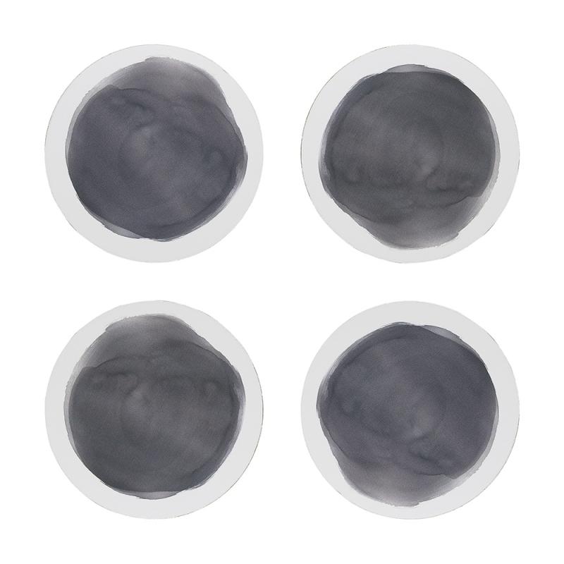 Ecology Watercolour Coasters Set of 4 | Smoke