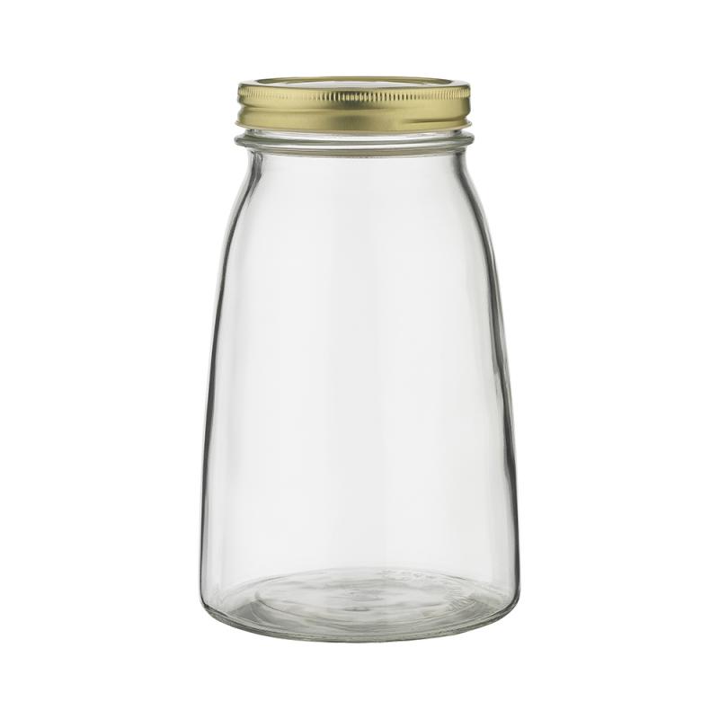 Ecology Source Glass Preserve Jar with Lid 1.5L | Clear