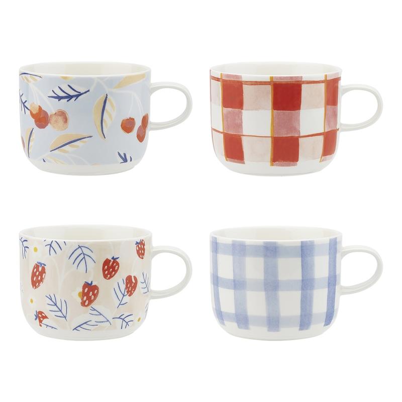 Ecology Ripe Set of 4 Mugs | 420ml