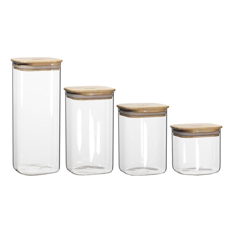 Ecology Pantry Square Canisters | Set of 4