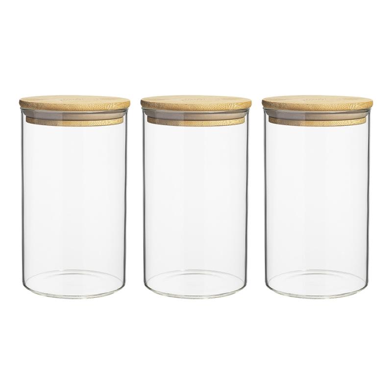 Ecology Pantry Round Canisters Set 3