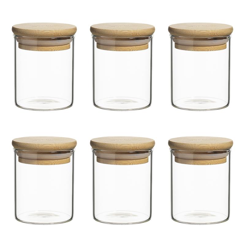 Ecology Pantry Round Spice Jar Set of 6