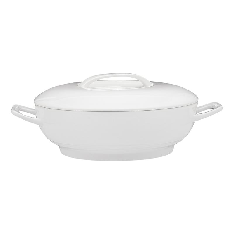 Ecology Signature Casserole 2L with Lid | White