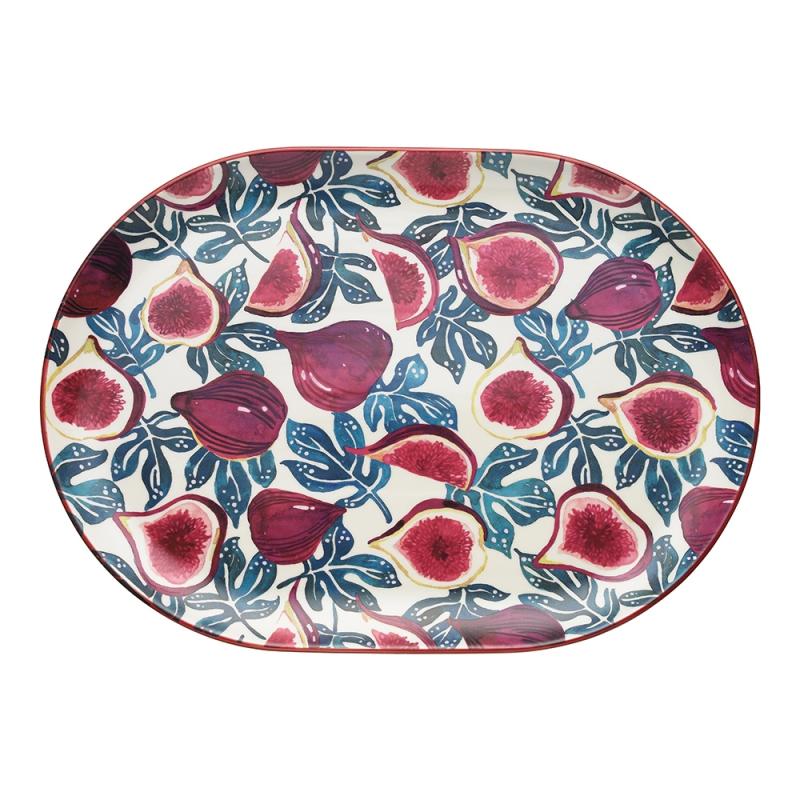 Ecology Punch Large Oval Platter 40.5cm | Fig
