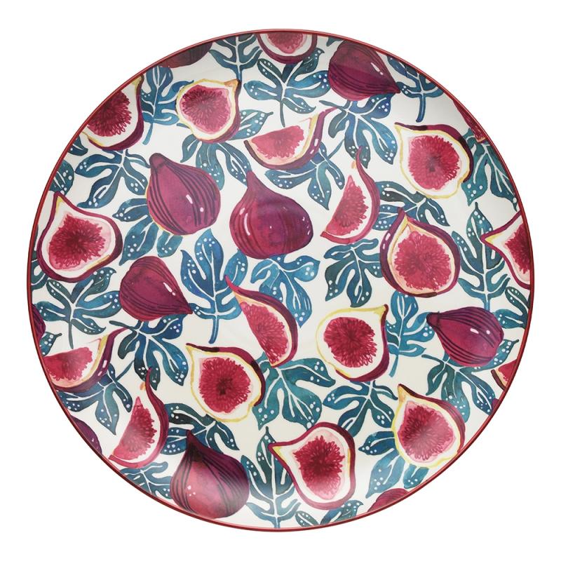 Ecology Punch Large Round Platter 36cm | Fig