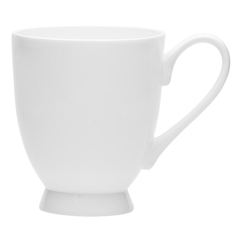 Ecology Canvas Footed Mug 310ml | White
