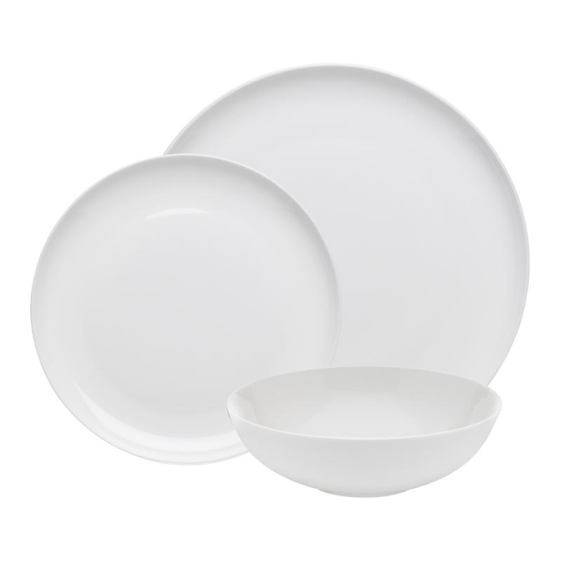 Ecology Canvas 12 Piece Dinner Set White