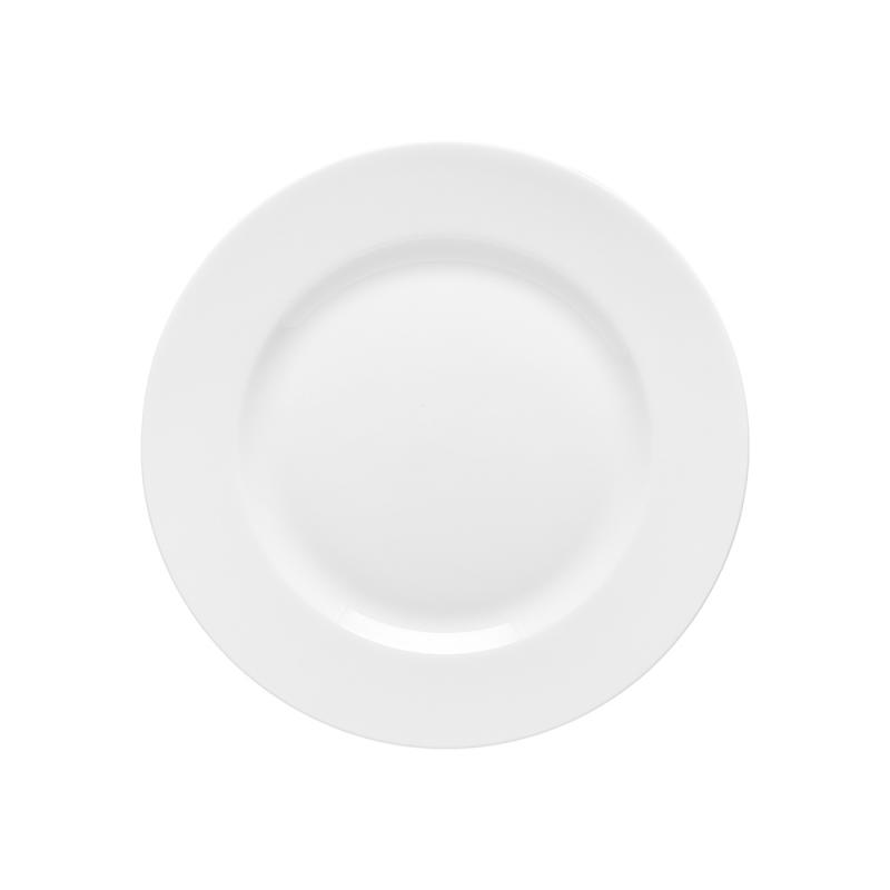 Ecology Canvas Side Plate Rim 21cm | White