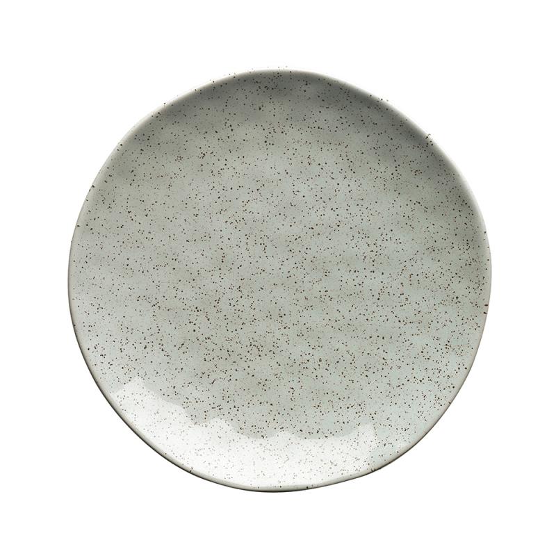 Ecology Speckle Side Plate Duck Egg 21cm