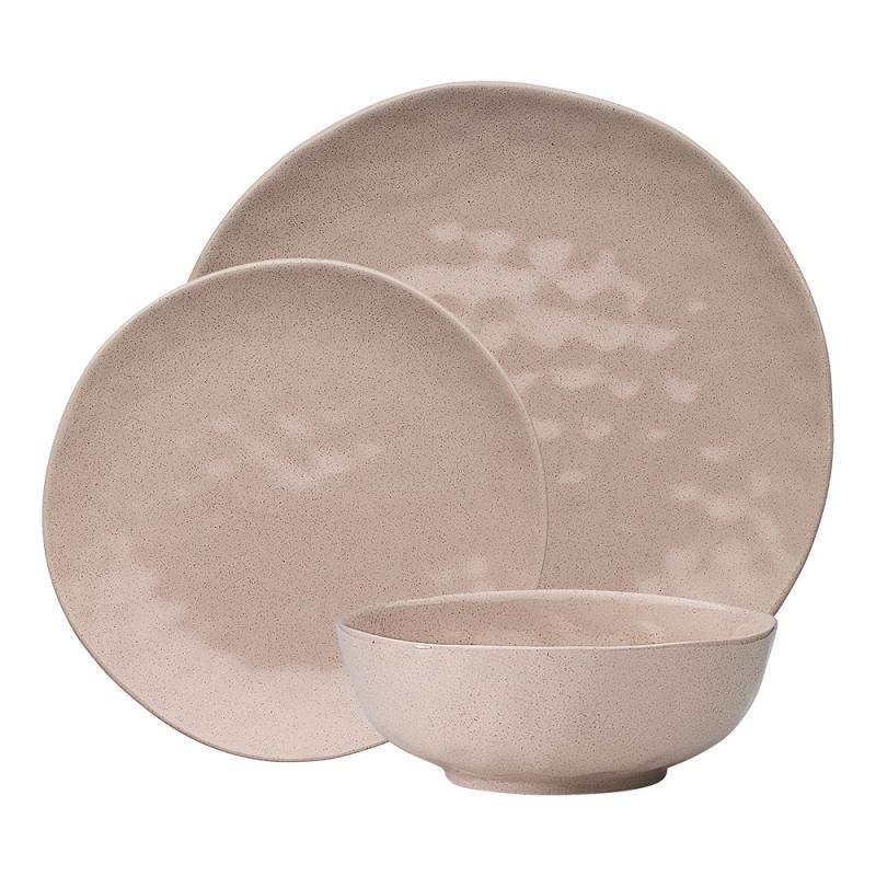 Ecology Speckle 12 Piece Dinnerset Cheesecake