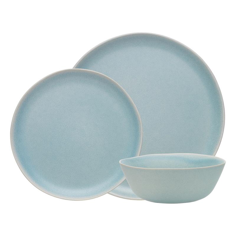 Ecology Malta 12 Piece Dinner Set | Sky
