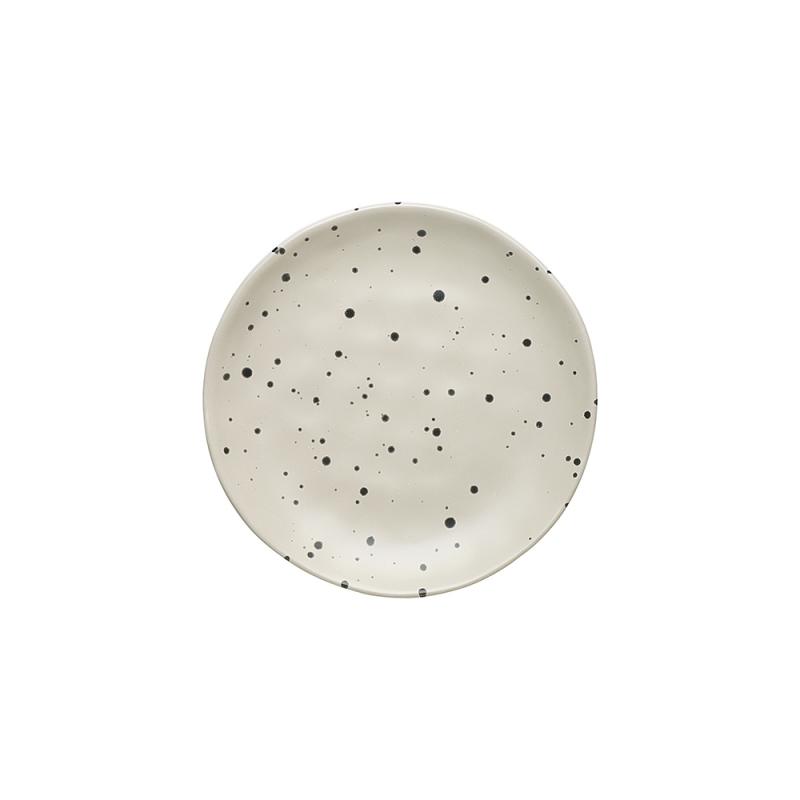 Ecology Speckle Cake Plate 15cm | Polka White