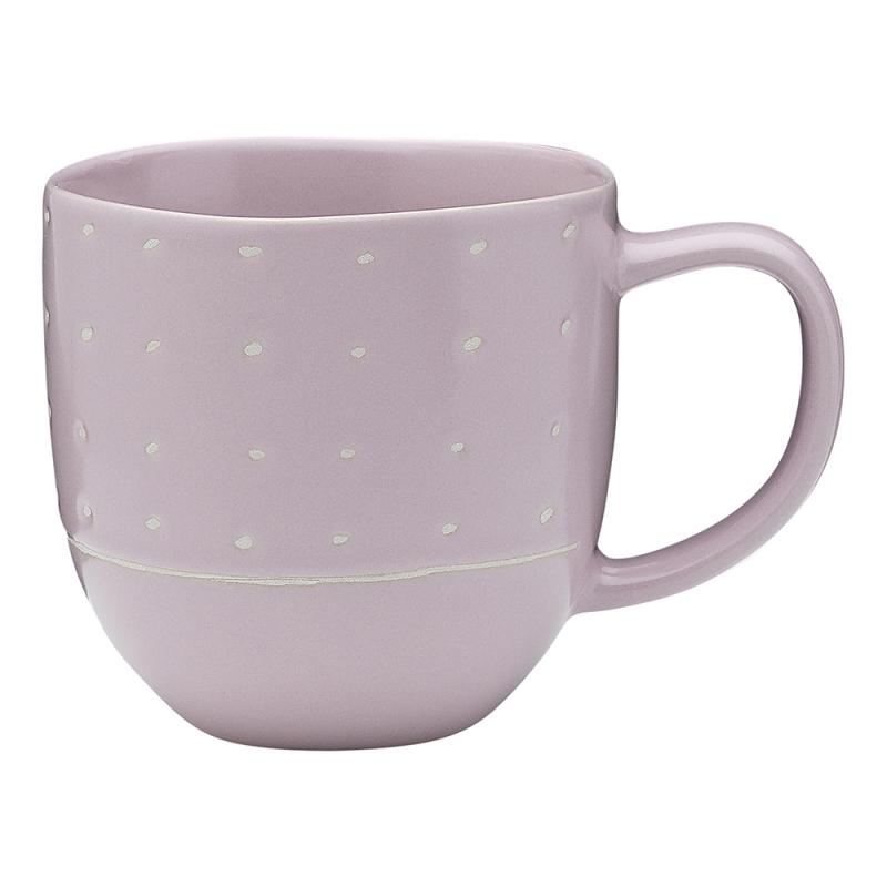 Ecology Dwell Mug 340ml | Dot Pink