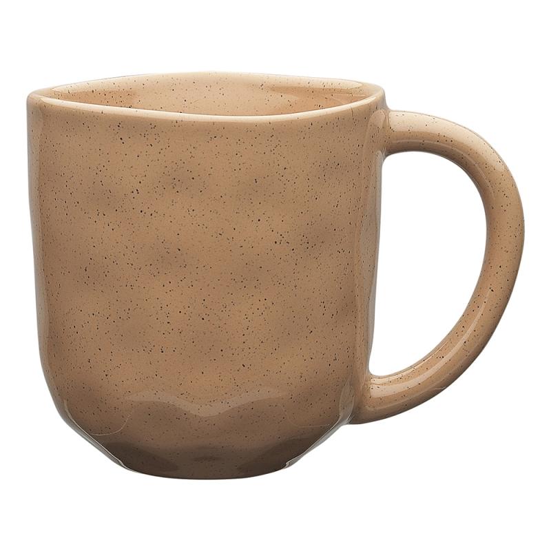 Ecology Speckle Straight Mug 410ml | Flax