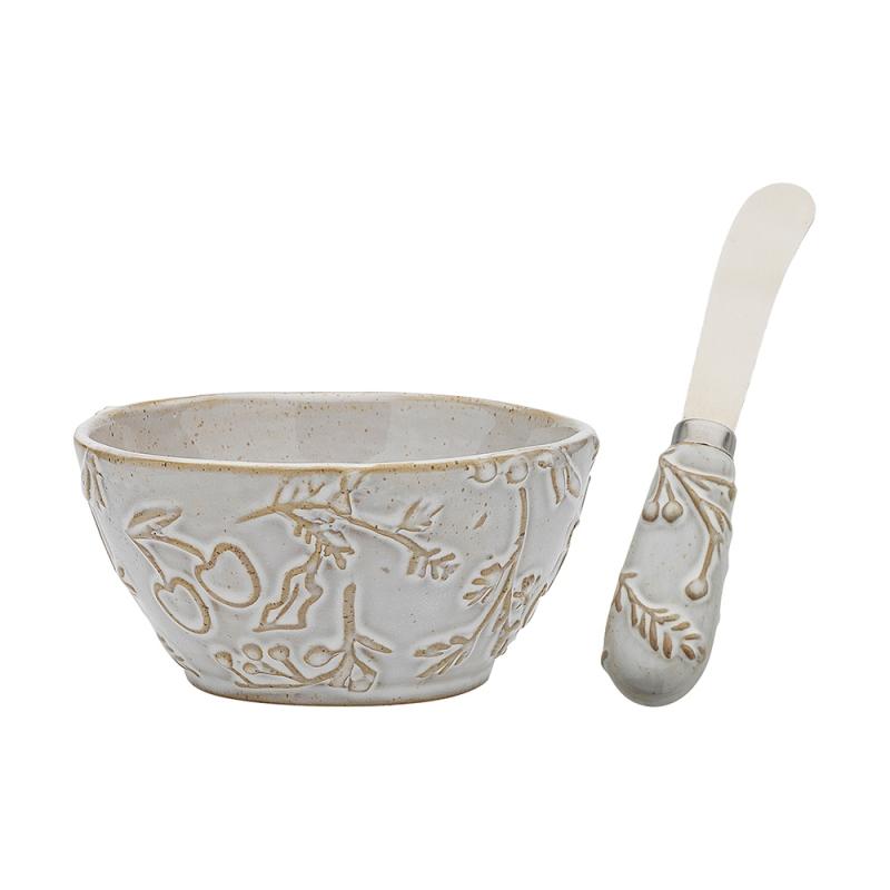 Ecology Sylvan Dip Bowl & Pate Knife