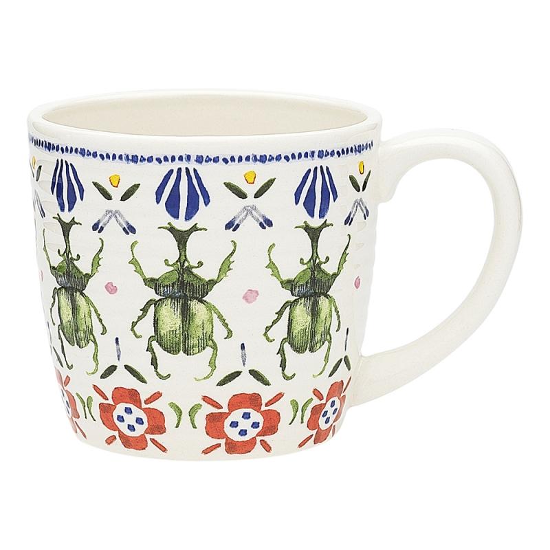 Ecology Love Bug Mug Green Beetle 270ml