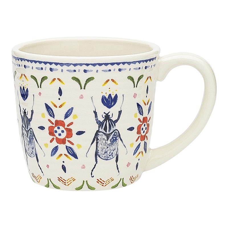 Ecology Love Bug Mug Grey Beetle 270ml