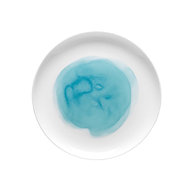 Ecology Watercolour Aqua Side Plate 21cm