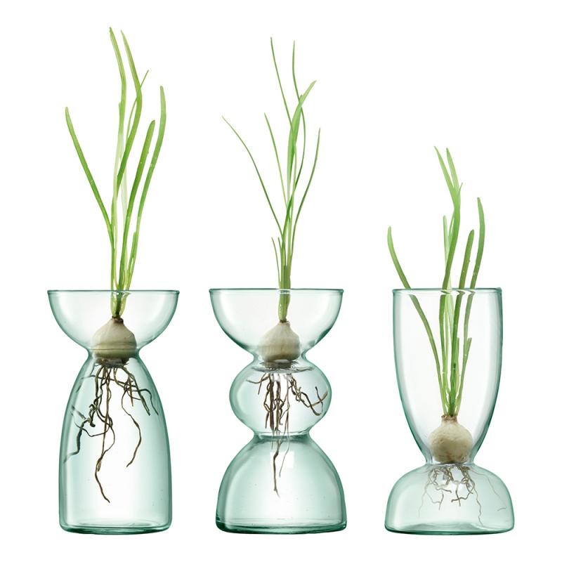 Lsa Canopy Trio Vase Set H13cm 