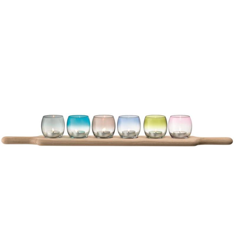 LSA Paddle Tealight Holder Set