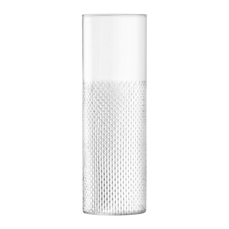 LSA Wicker Vase 40cm | Clear