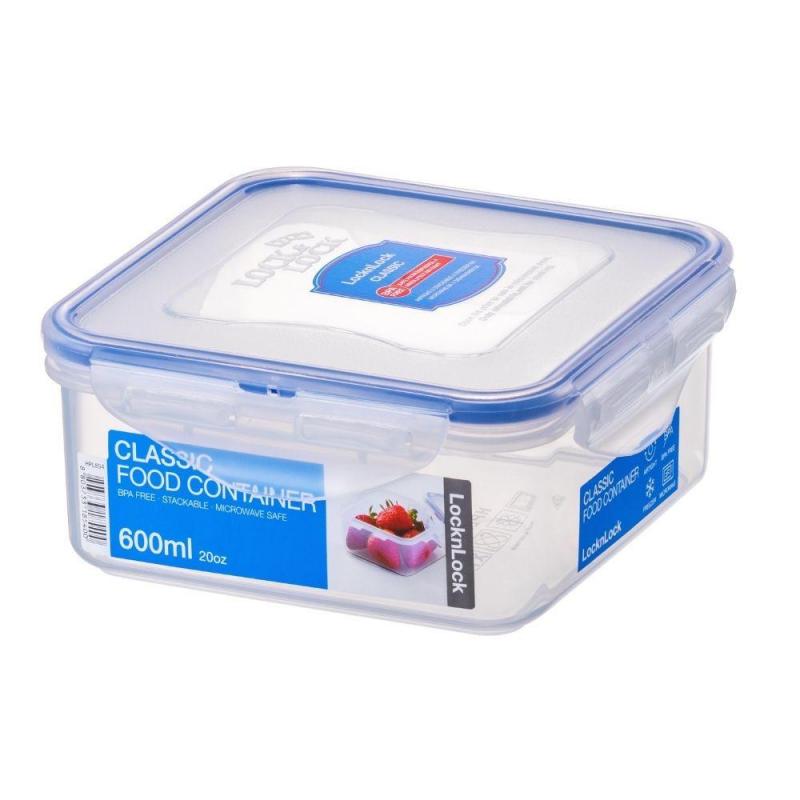Lock & Lock Classic Square Short 600ml
