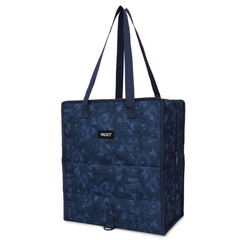 PackIt Freezable Grocery Tote Bag | Navy