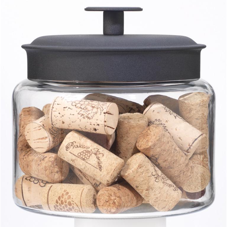 Anchor Hocking Montana Jar with Black Lid 1.5L 