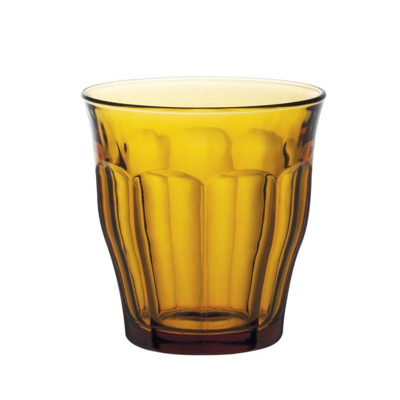 Duralex Picardie Amber Tumbler 250ml | Set of 6