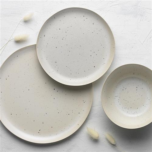 Ecology Malta 12 Piece Dinner Set Linen