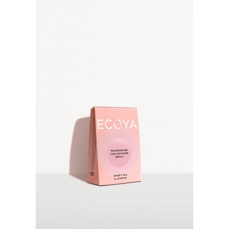 Ecoya Car Diffuser Refill | Sweet Pea and Jasmine